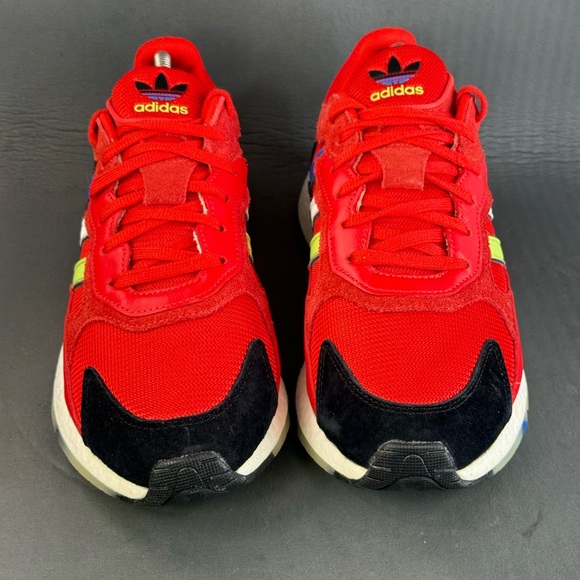 adidas Tresc Run Asterisk Collective Red athletic sneaker shoes men's size 10 - Picture 2 of 8
